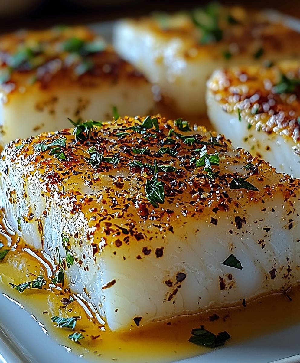 Garlic Butter Baked Cod