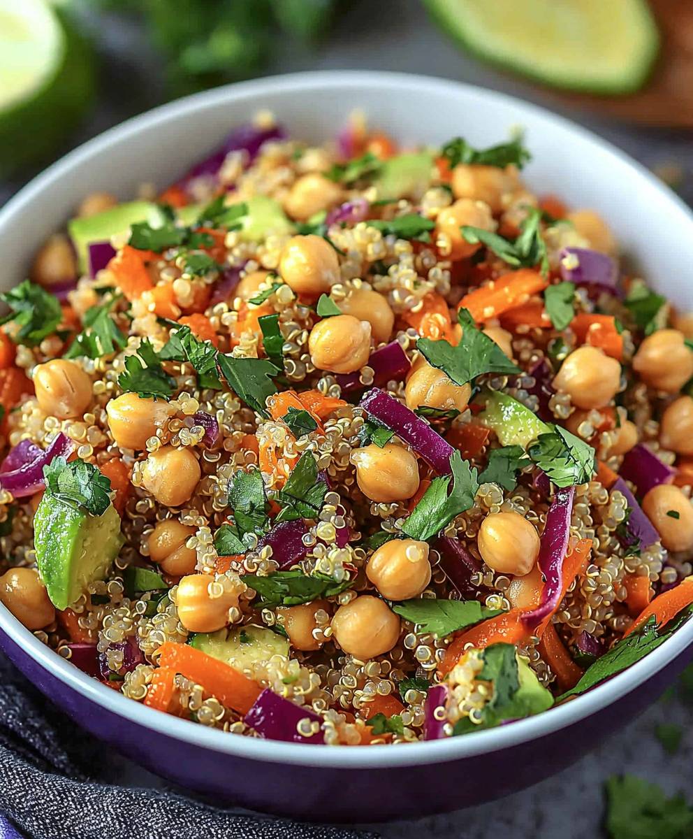 Chickpea Thai Quinoa Salad