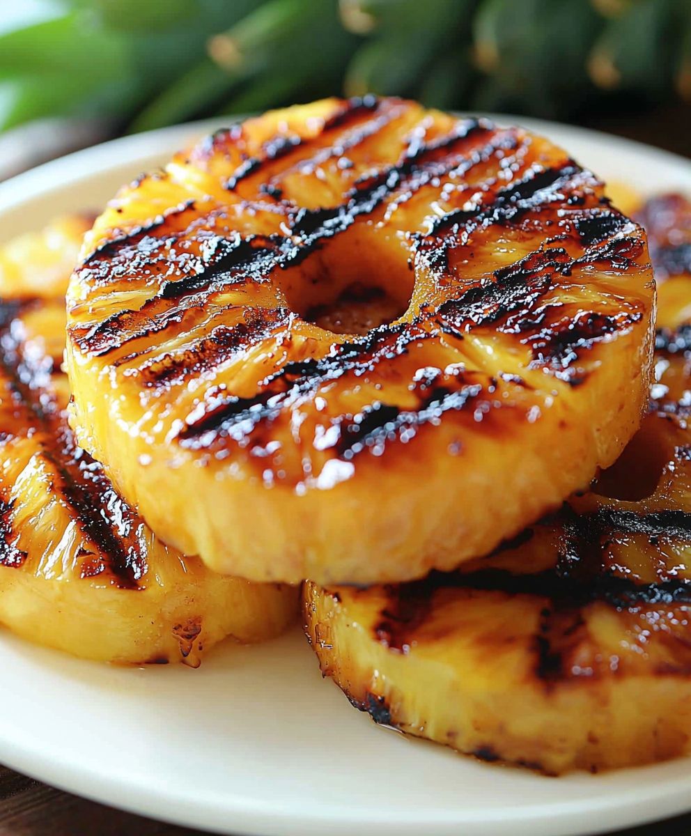 Grilled Brown Sugar Pineapple