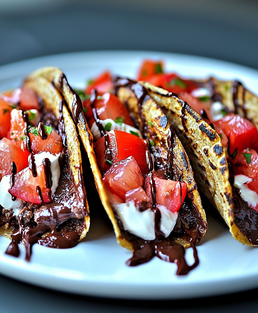 Chocolate tacos
