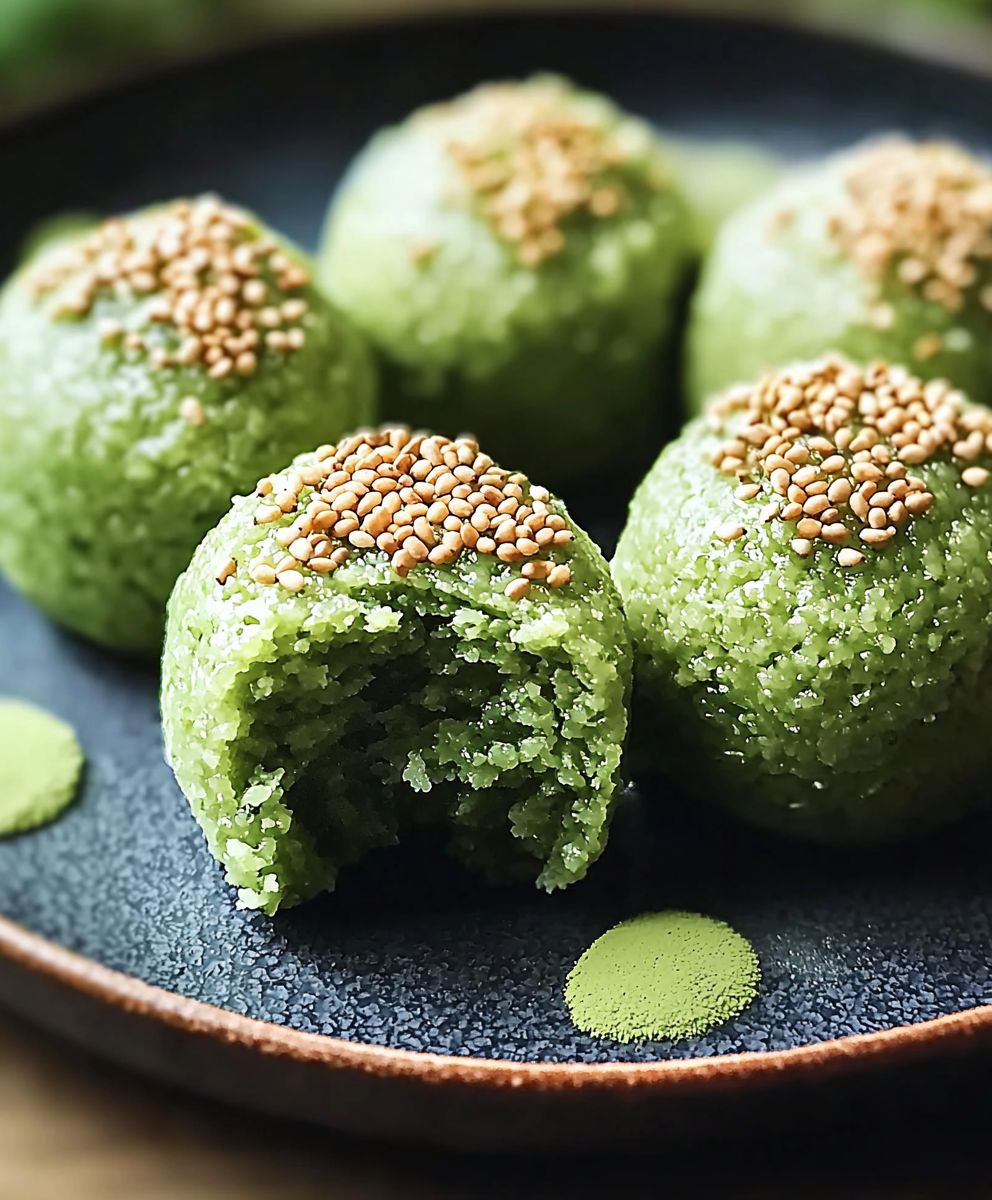 Matcha green tea delicacies
