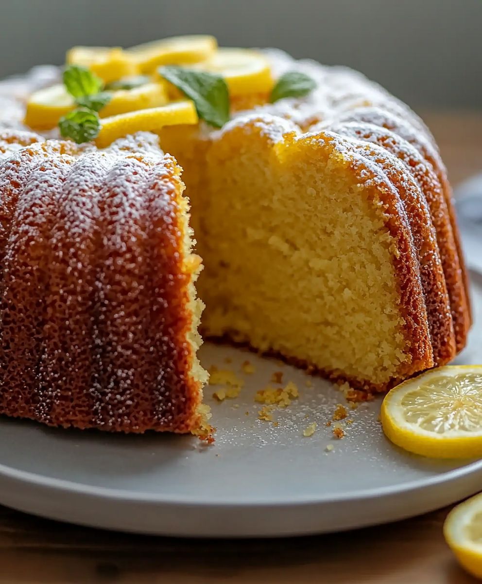 Lemon moist cake