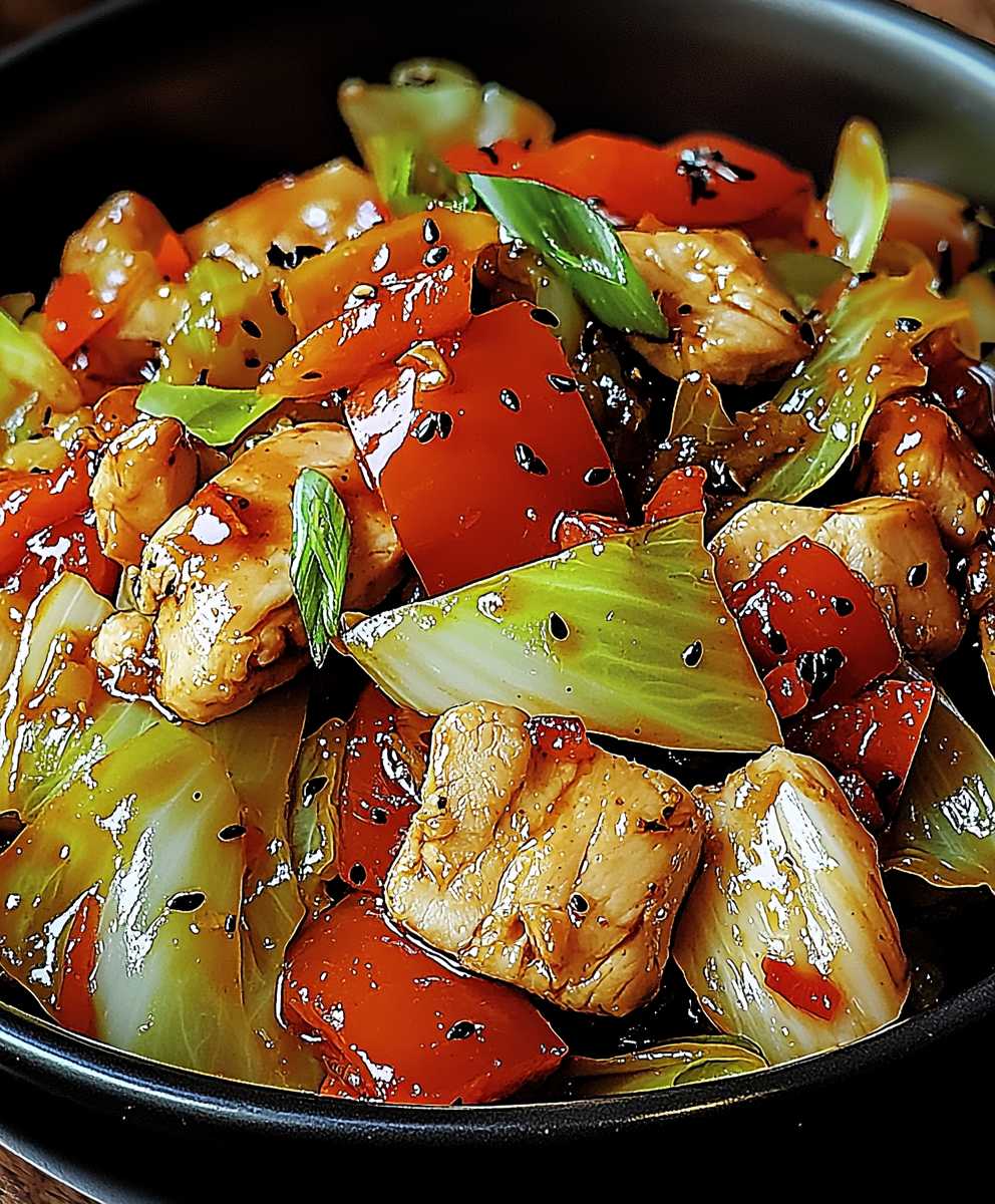 Chicken Cabbage Stir Fry