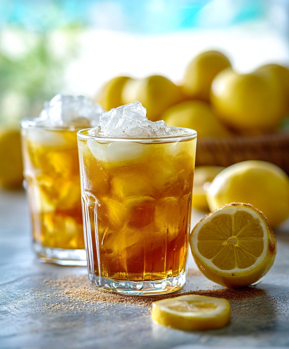 Brown sugar lemonade