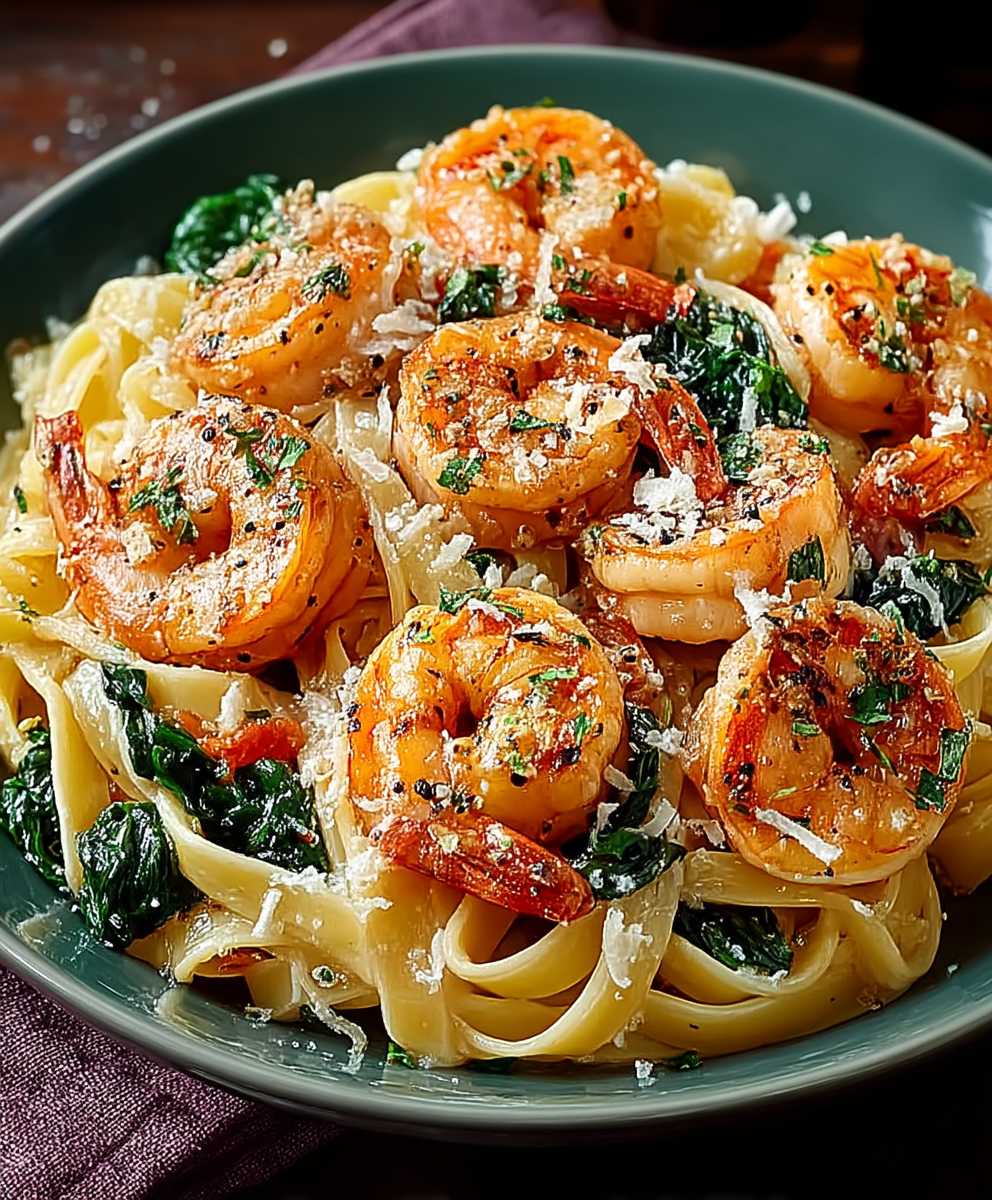 Tuscan Shrimp Pasta