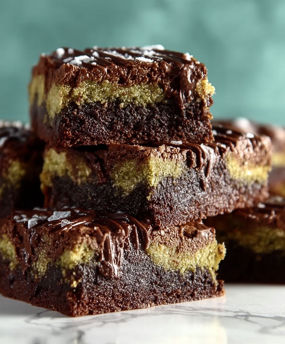 Dubai Chocolate Brookies