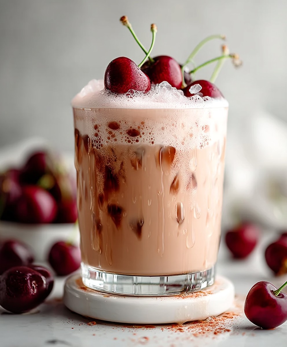 Iced Cherry Chai