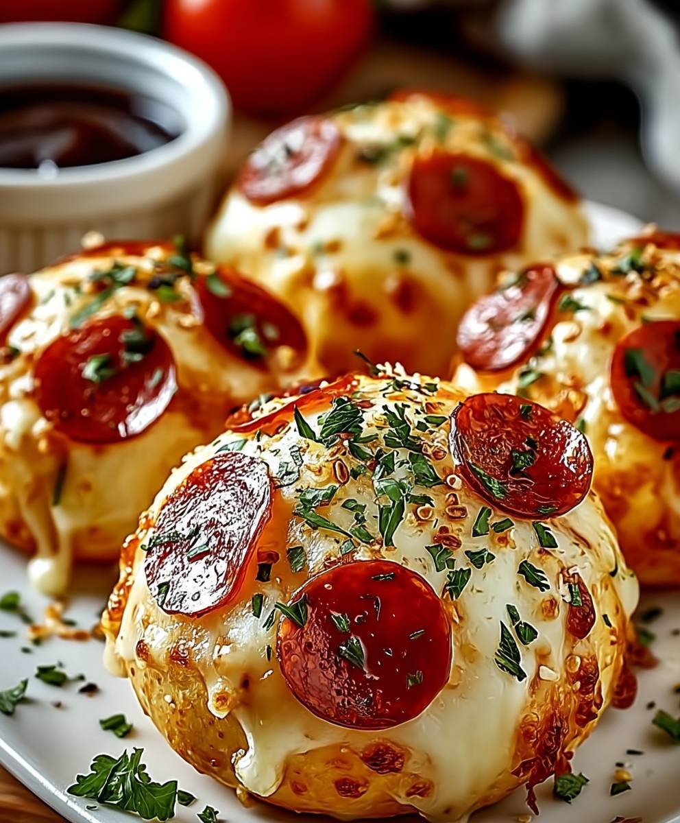 Pepperoni Pizza Bombs