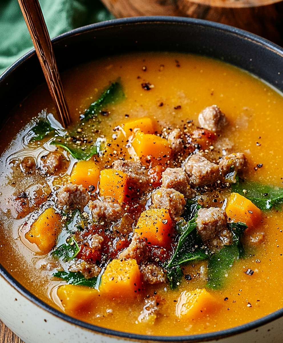 Butternut Squash Sausage Soup