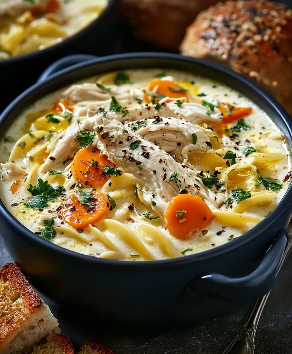 Creamy Chicken Noodle Soup