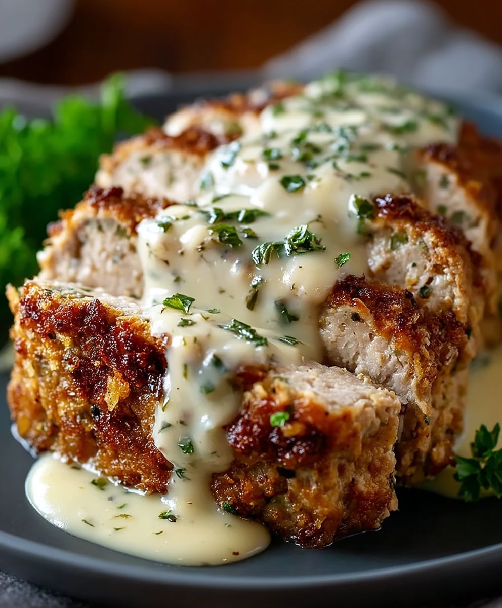 Chicken Cordon Bleu Meatloaf