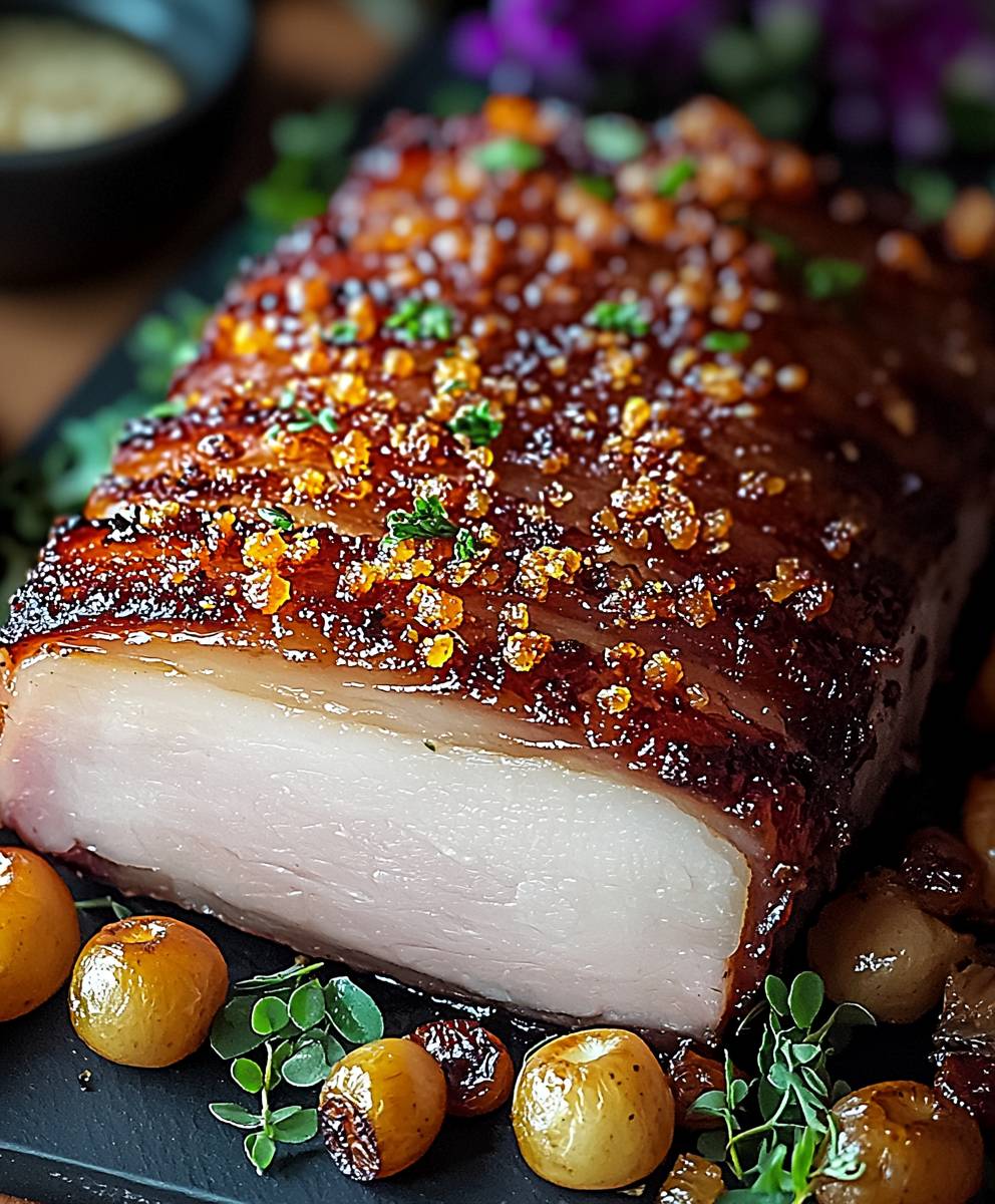 Crispy Slow Roasted Pork Belly