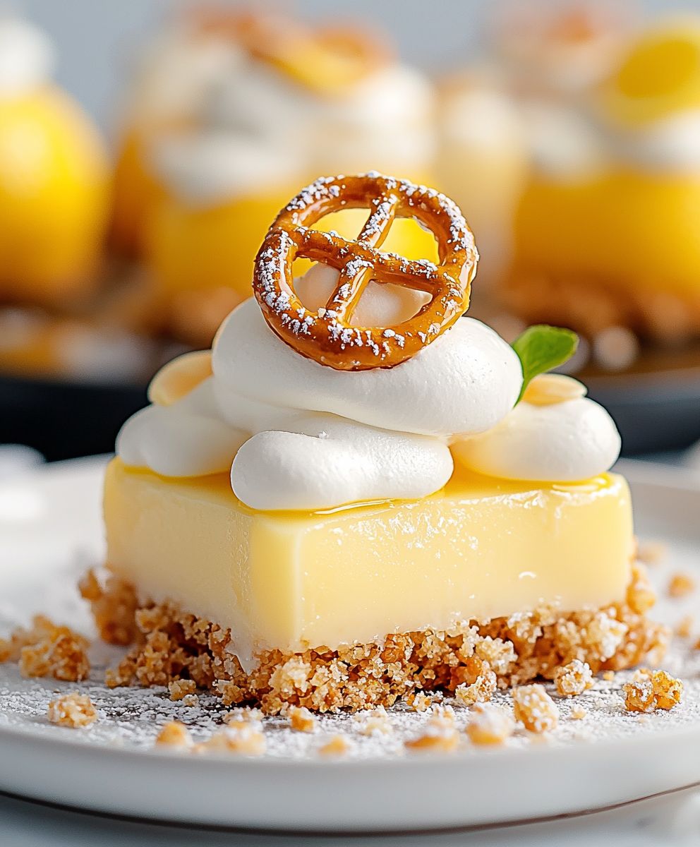 Lemon Pretzel Dessert