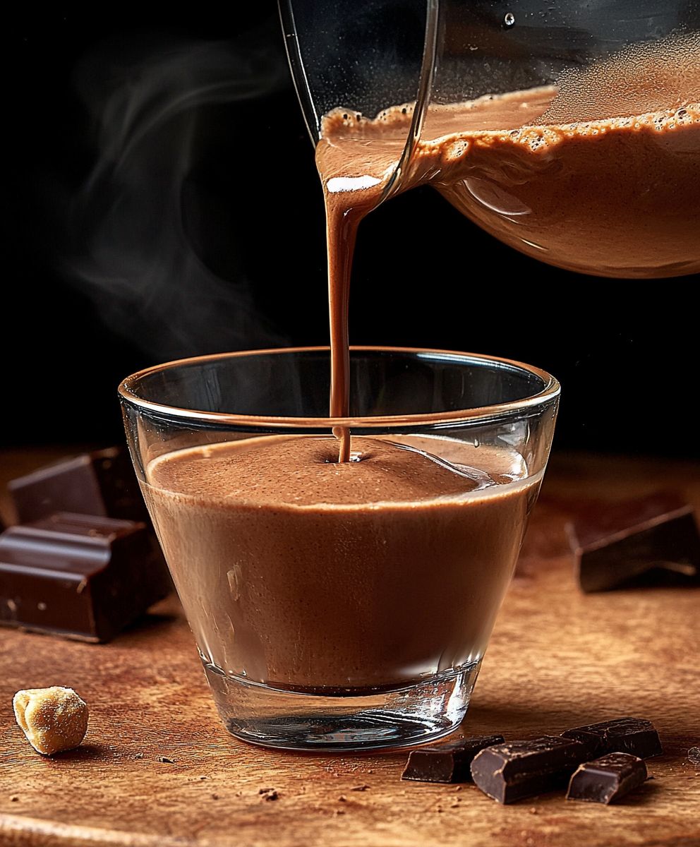 Hormone balancing chocolate drink