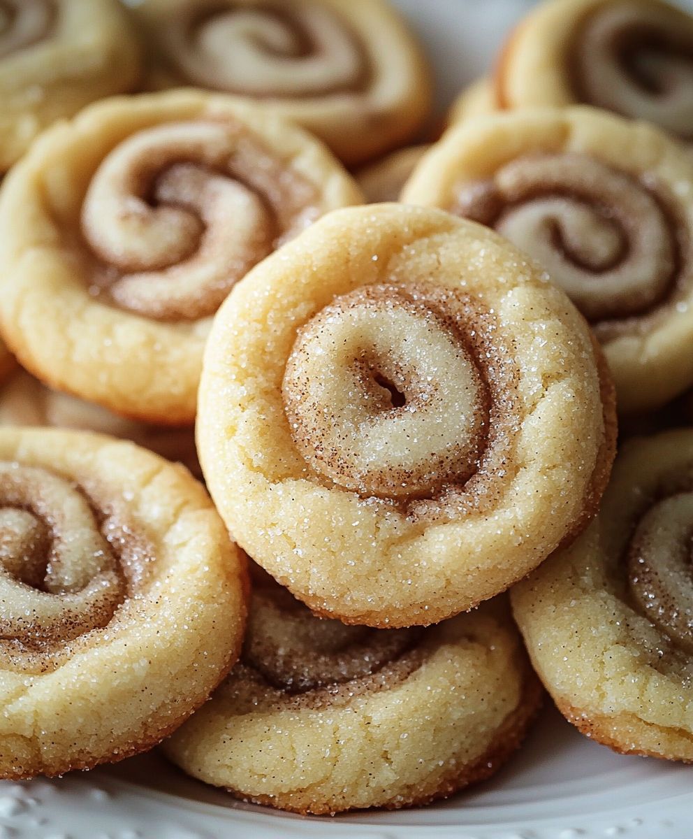 Cinnamon roll sugar cookies