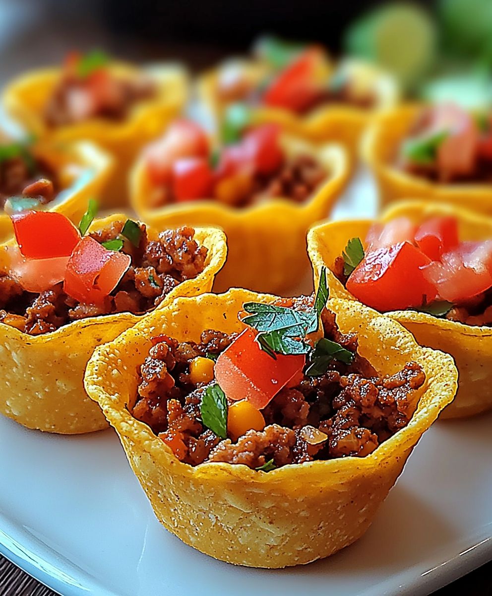 Crunchy Taco Cups