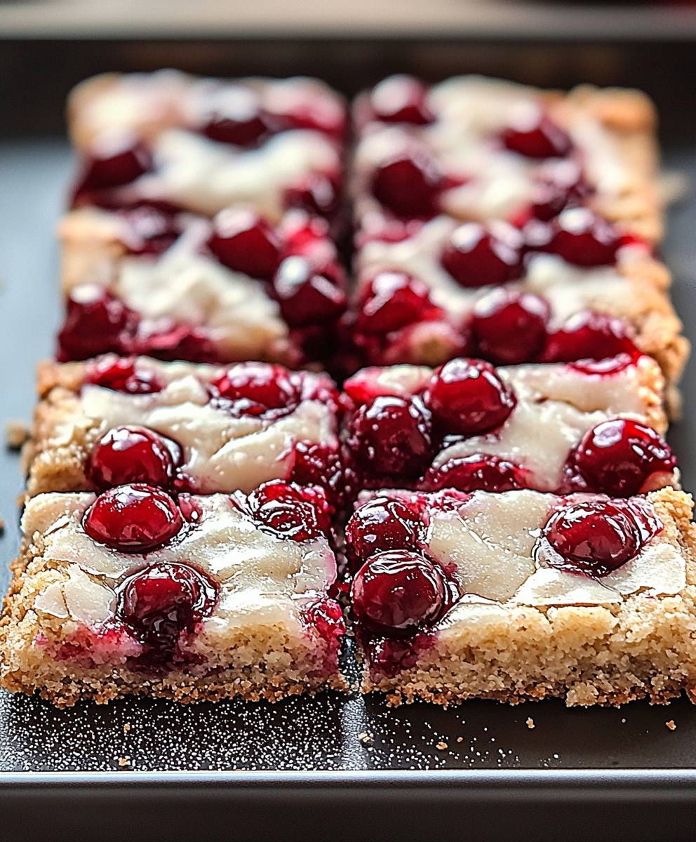 Christmas Cherry Bars
