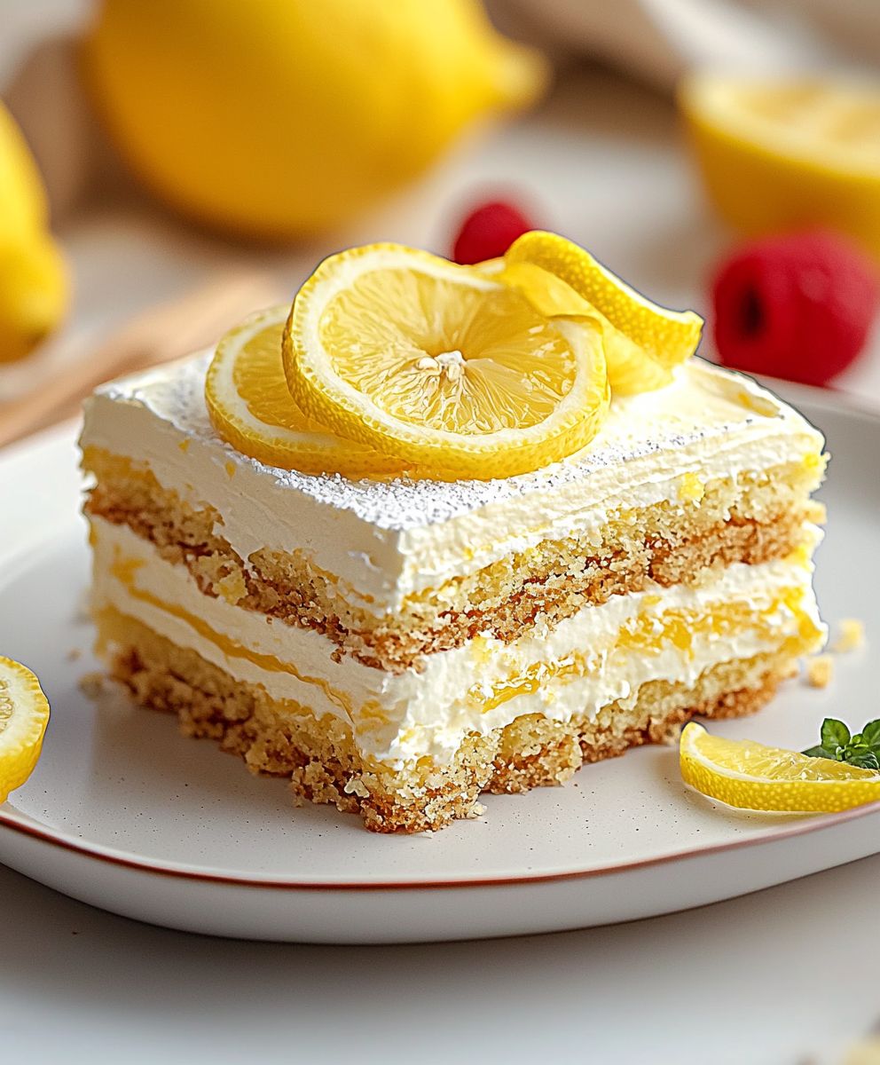 Lemon Icebox Cake