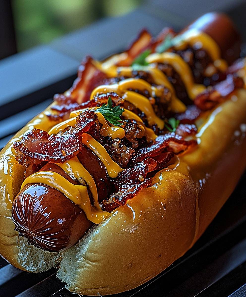 Bacon Wrapped Hot Dogs