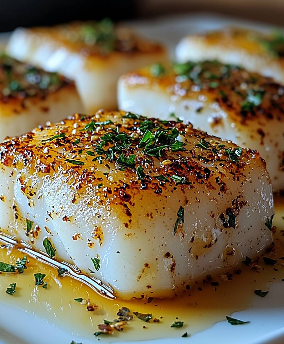 Garlic Butter Baked Cod