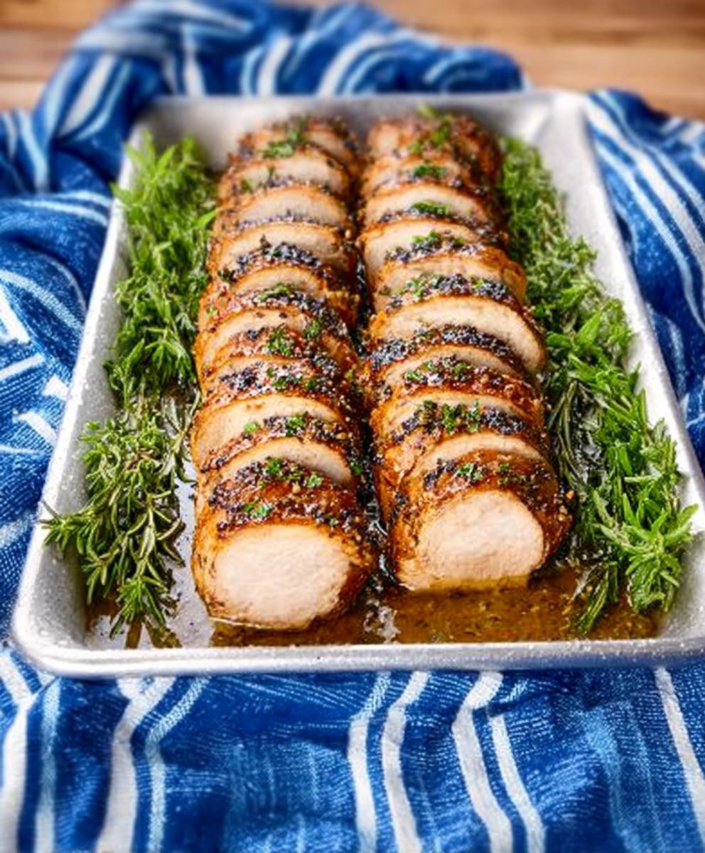 Balsamic Mustard Pork Loin