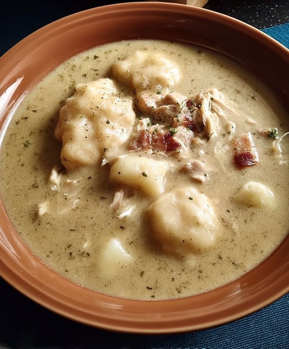 Healthier Chicken and Dumplings
