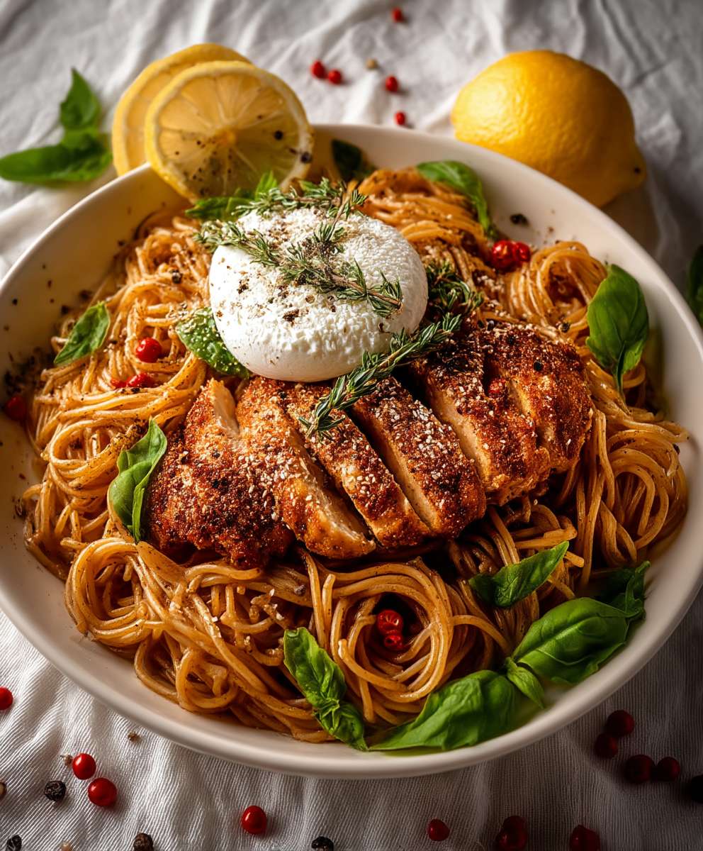 Lemon Pepper Chicken Pasta