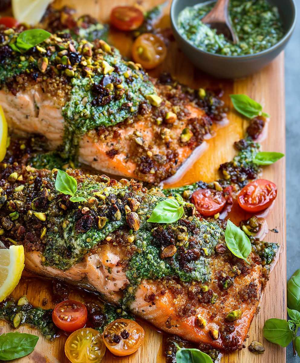 Pistachio Crusted Salmon