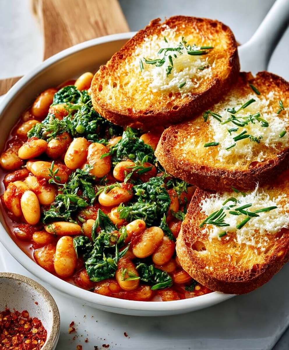 Romesco butter beans manchego