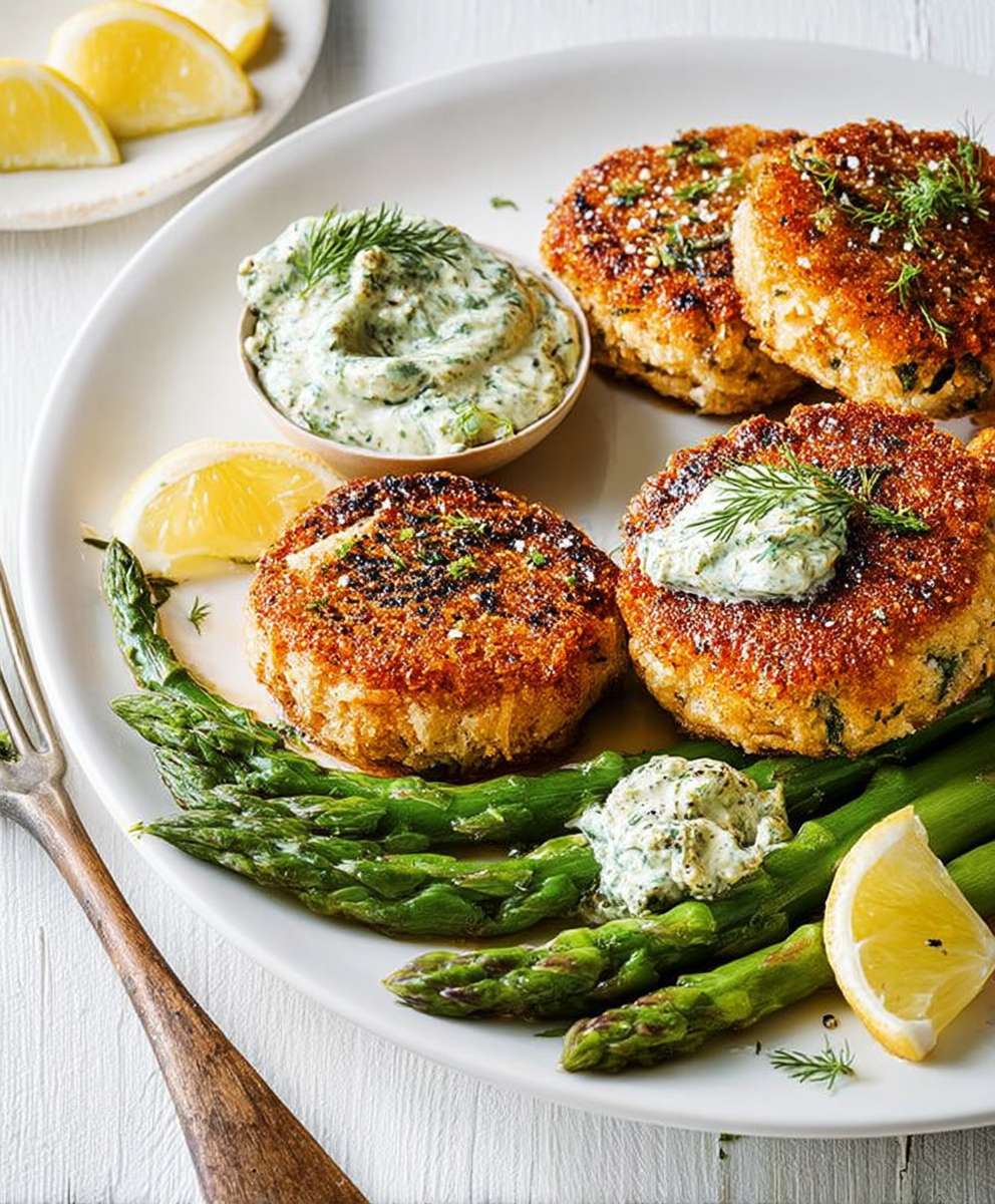 Lemony salmon fishcakes
