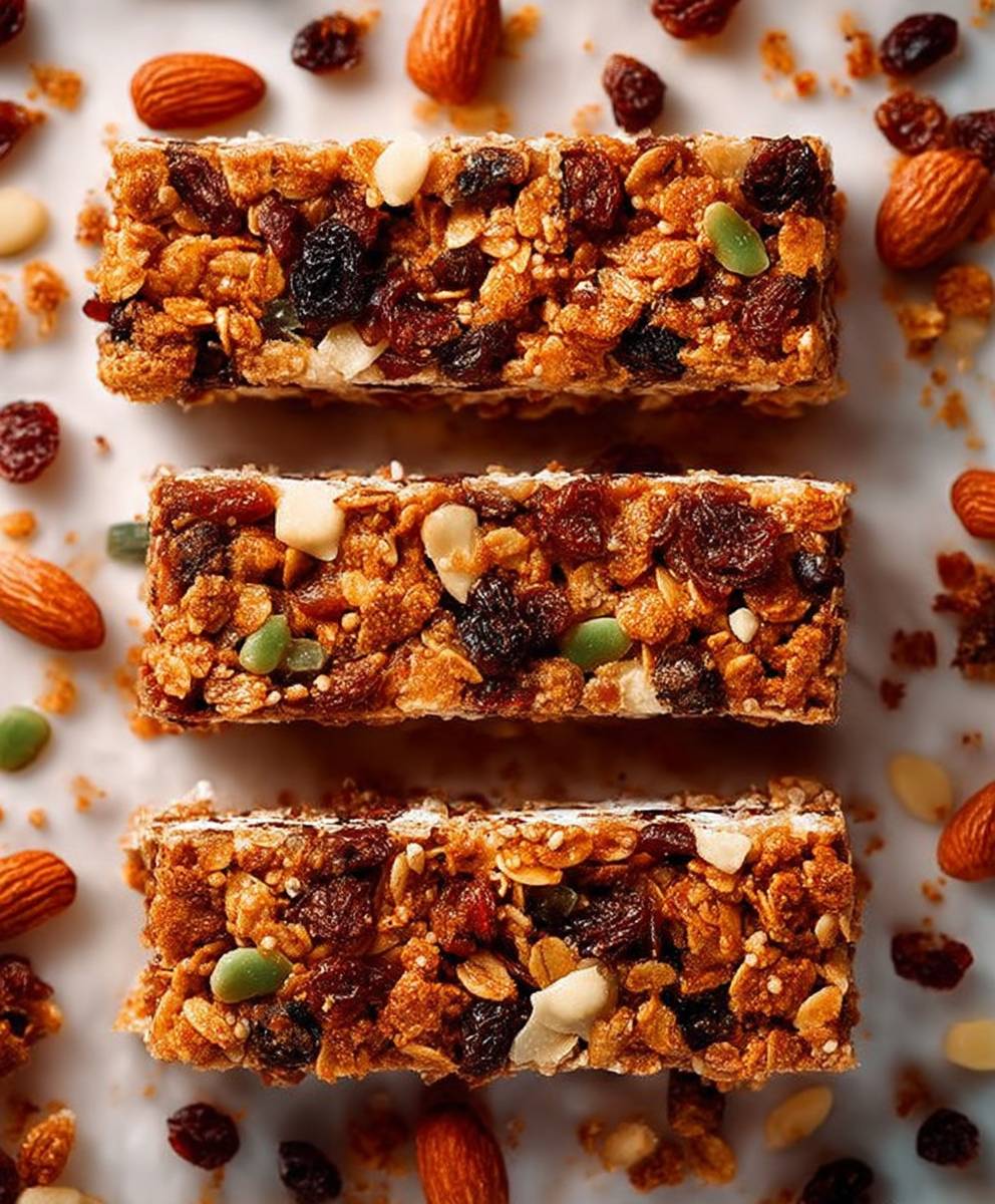Crunchy muesli bars