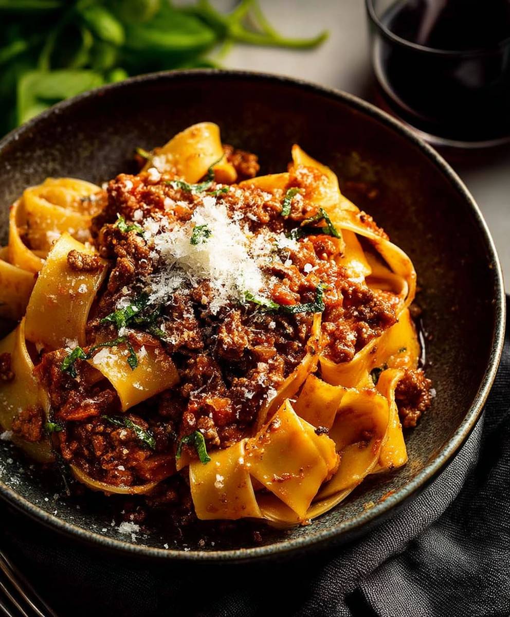 Sausage ragu pappardelle