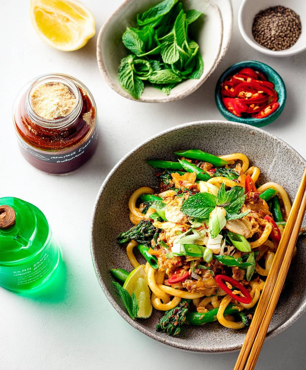 Thai Curry Udon Noodles