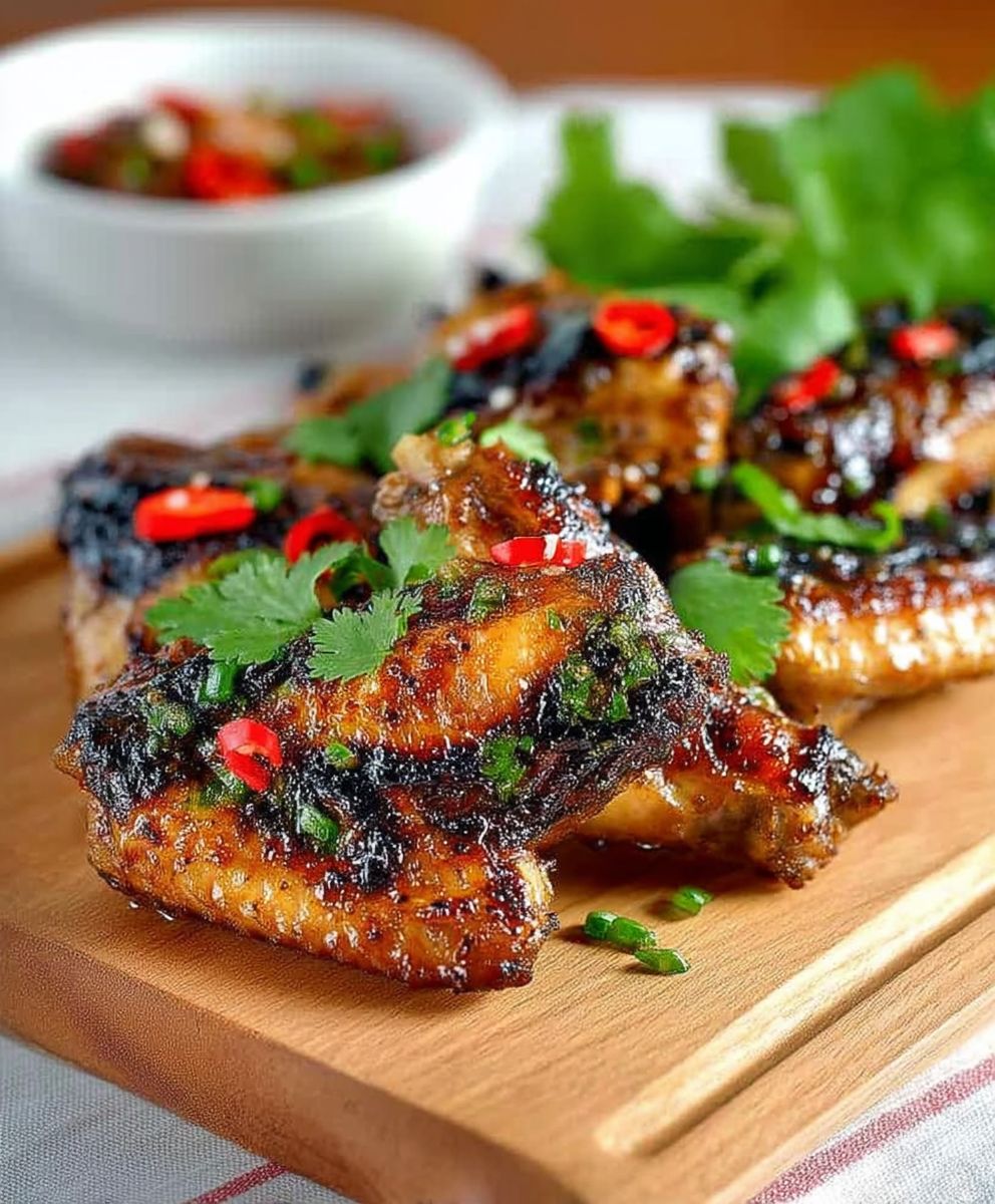 Vietnamese grilled chicken wings