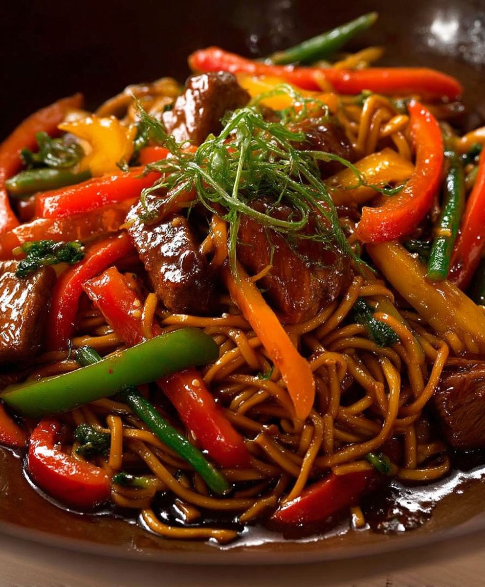 Honey Pepper Beef Stir Fry