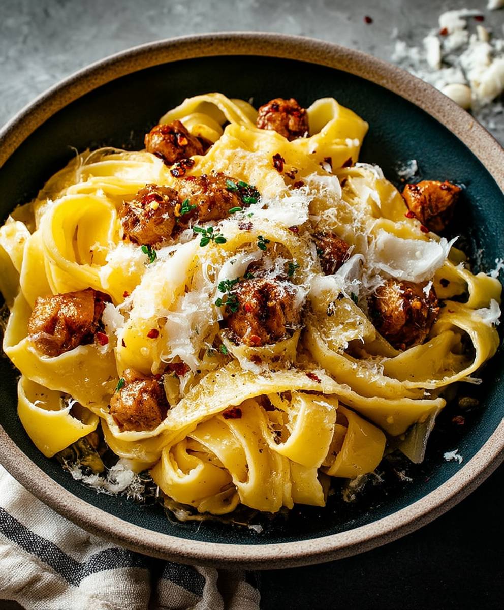 Garlic Parmesan Pasta