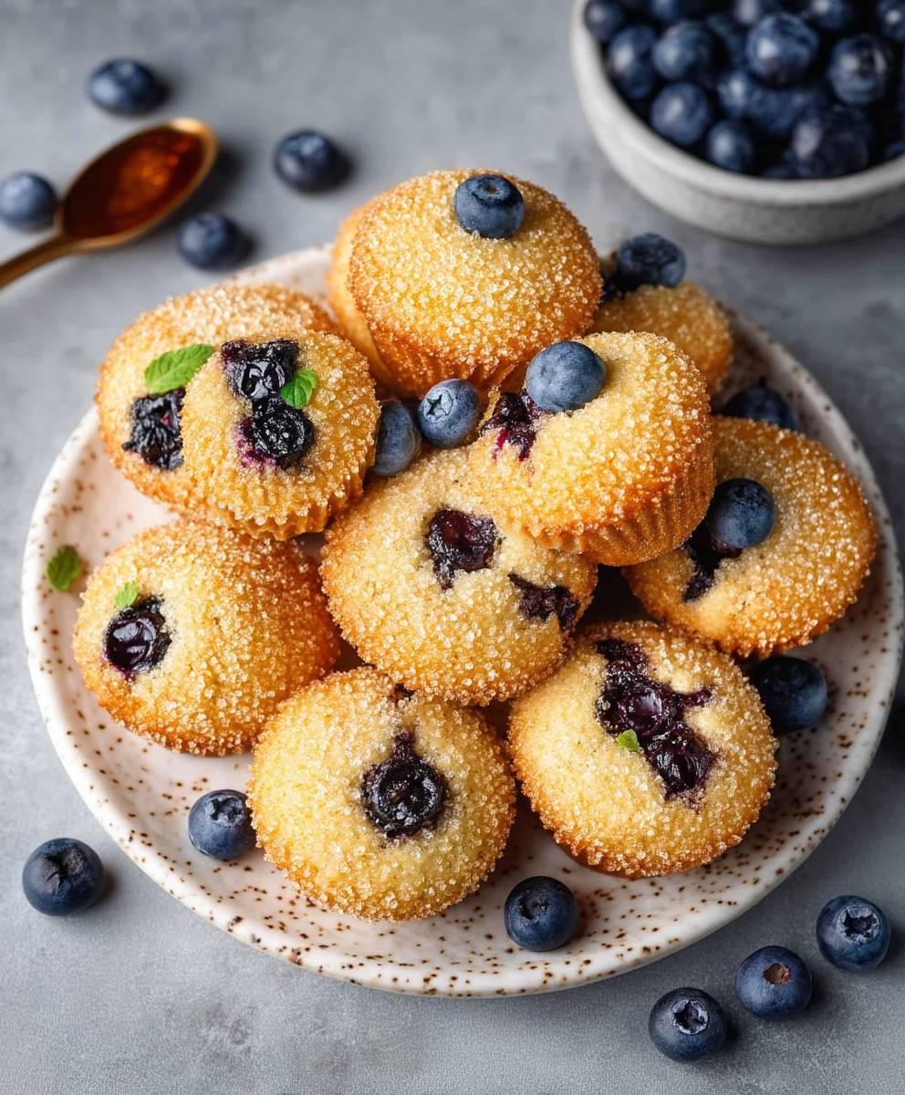Blueberry muffins mini