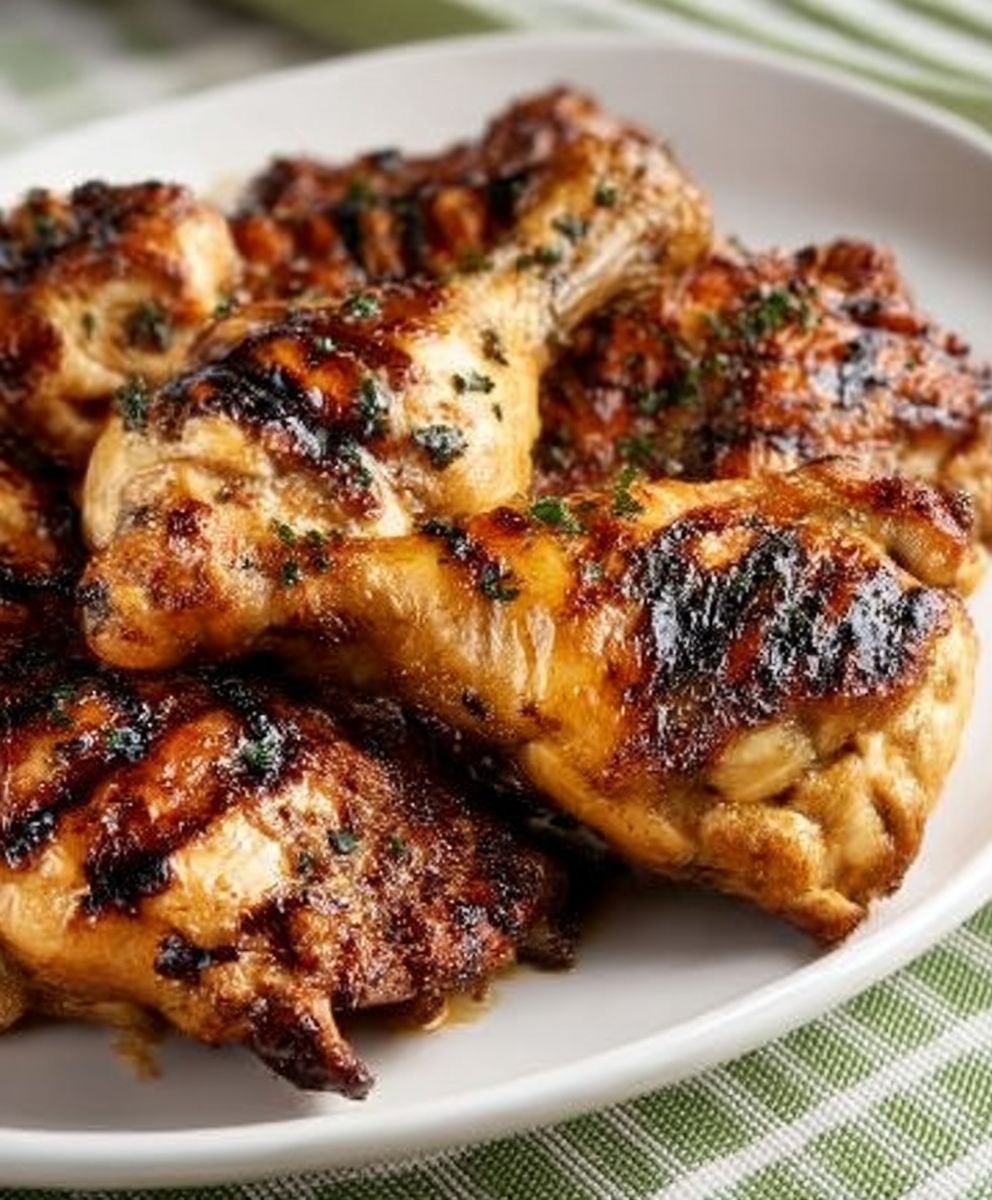 Grilled chicken legs