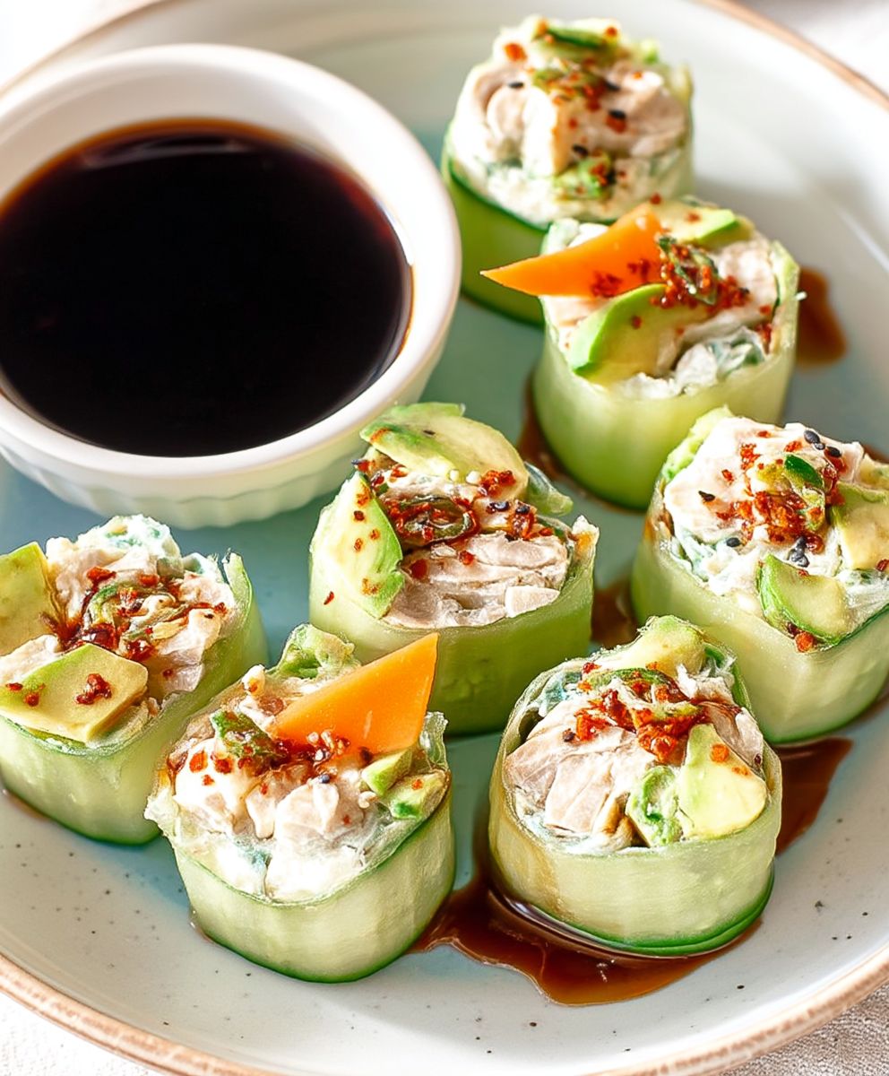 Cucumber sushi rolls