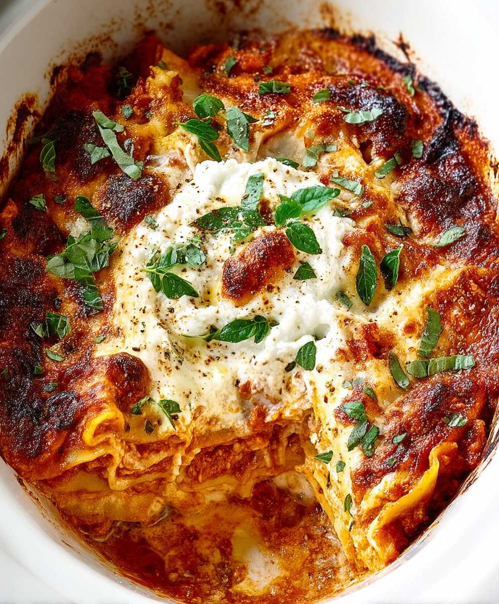 Slow Cooker Lasagna