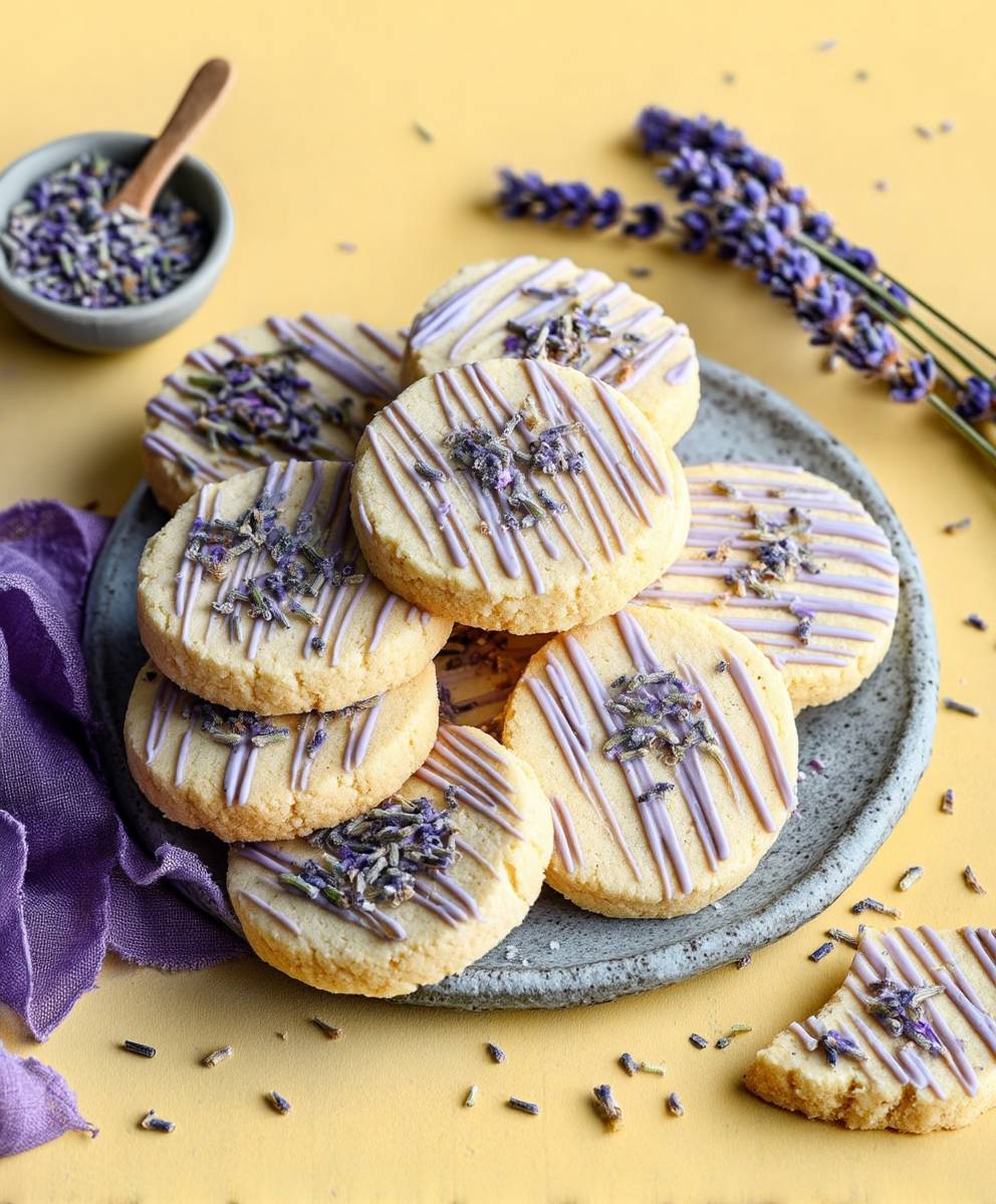 Lavender cookies
