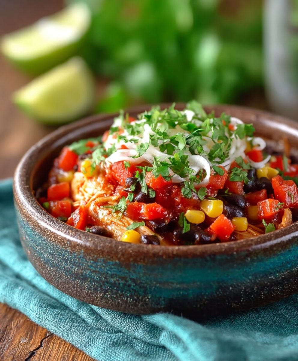 Mexican chicken crock pot