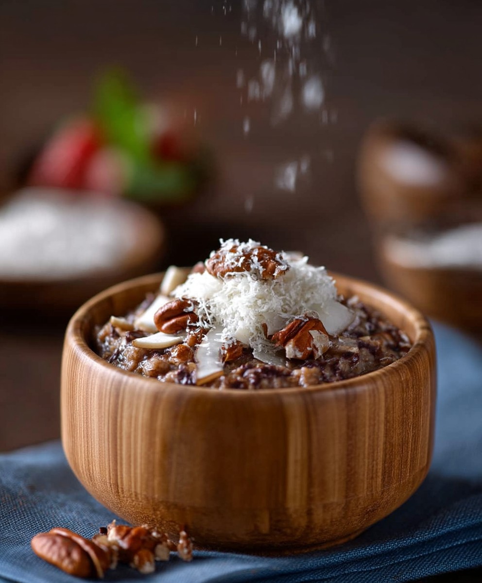 German Chocolate Overnight Oatmeal