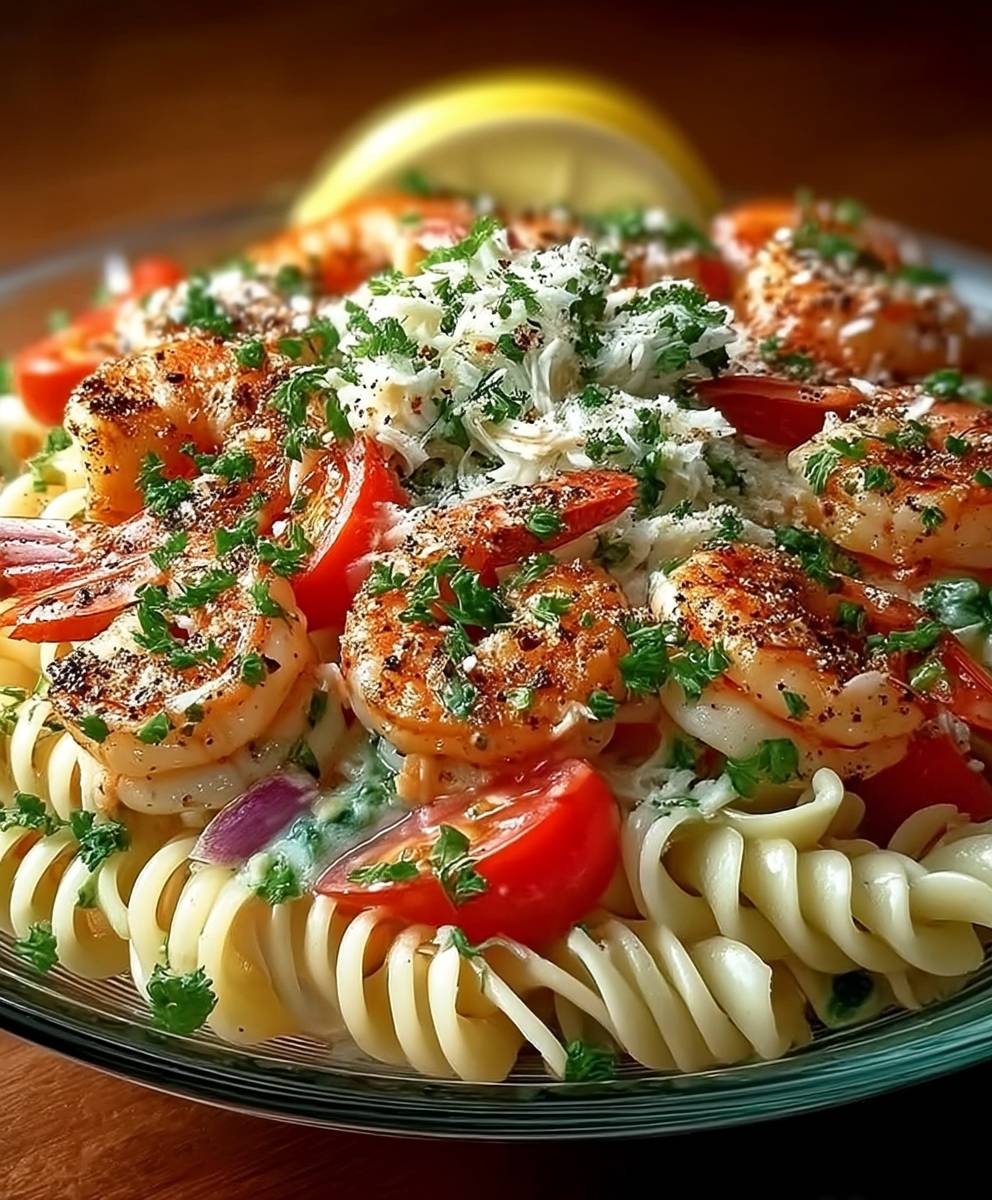 Seafood Pasta with Shrimp Crab