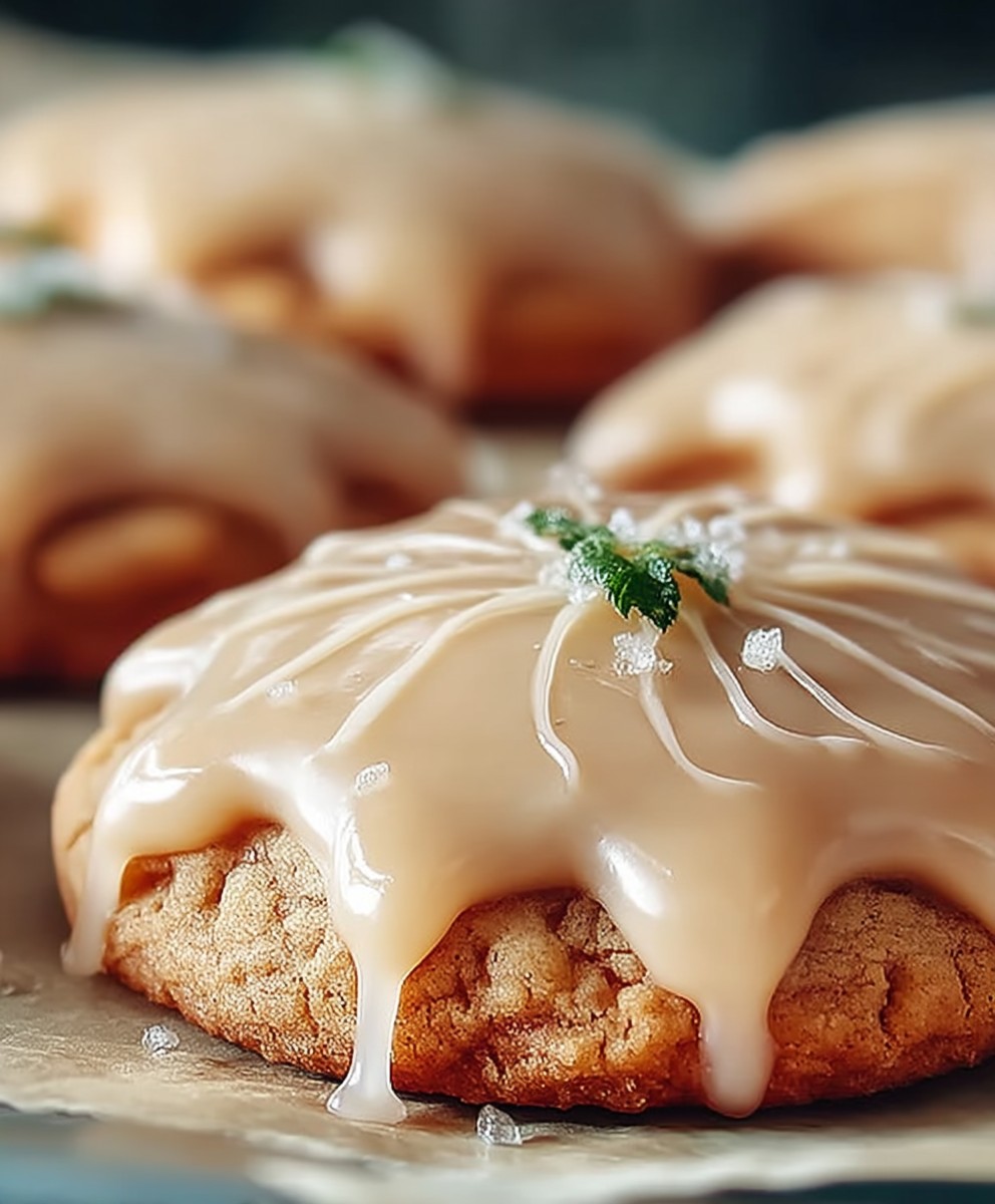 Maple cookies icing