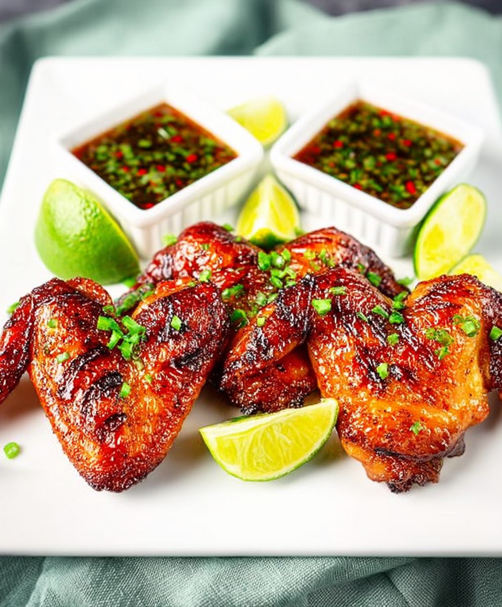Ginger lime chicken wings