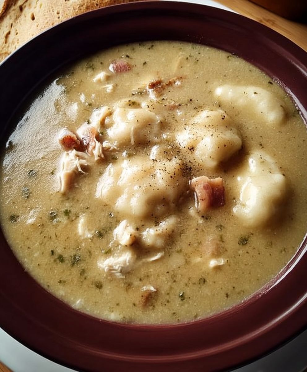 Healthier Chicken and Dumplings