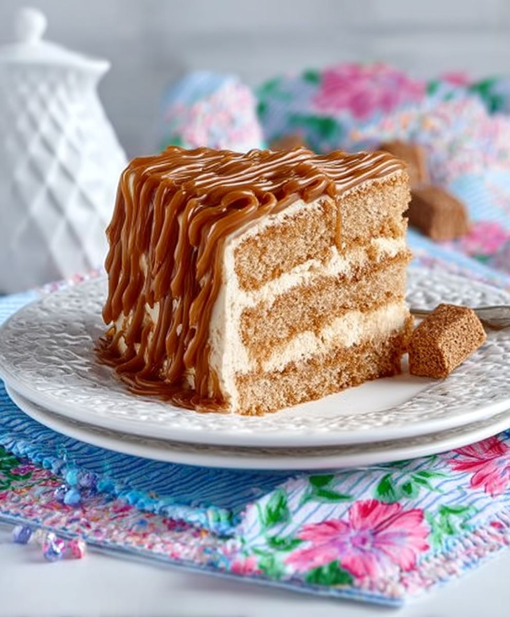 Caramel Cream Cake