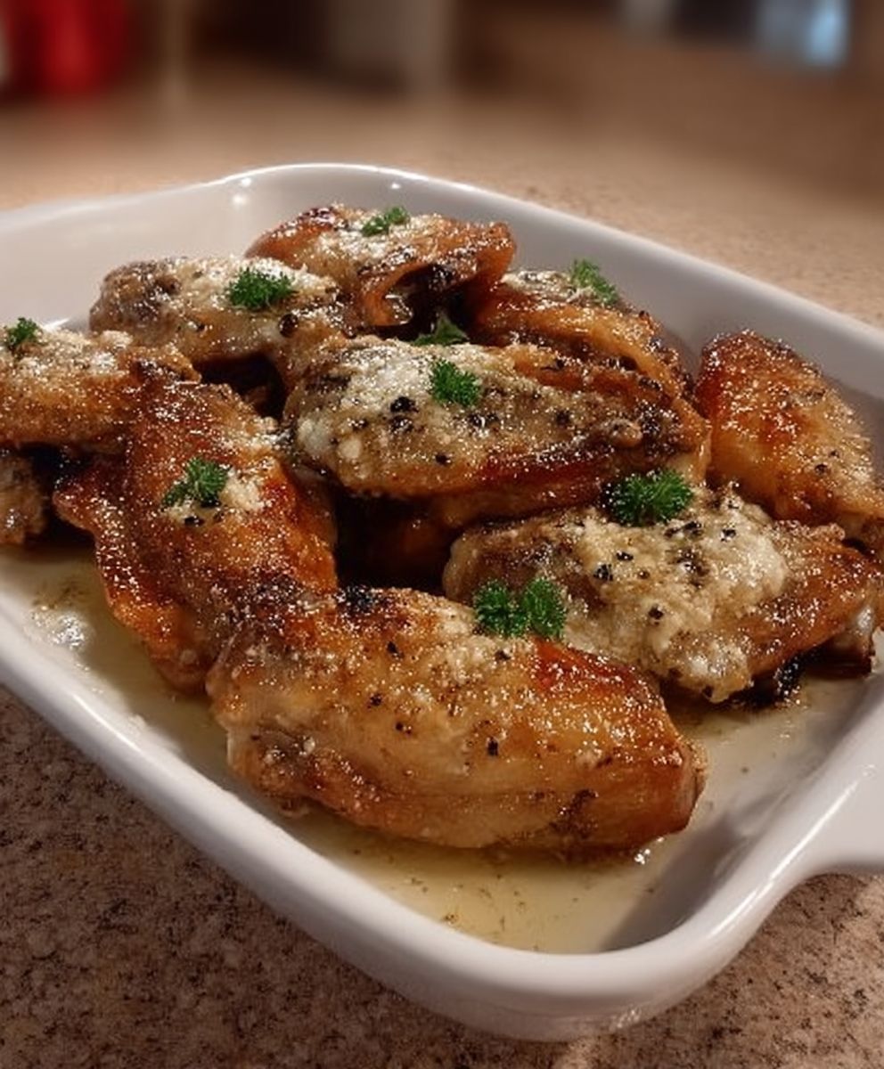 Garlic Parm Wings