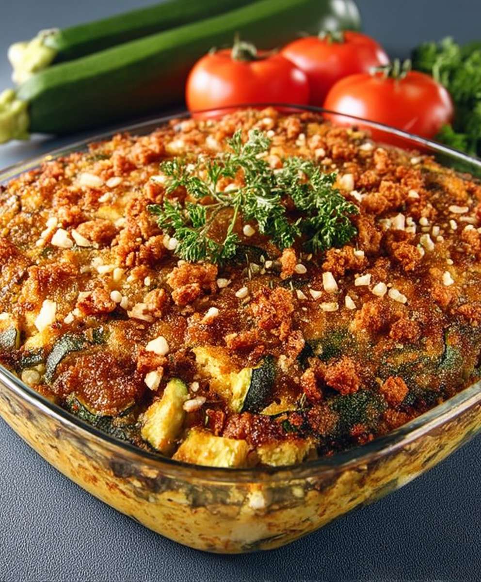 Sausage zucchini casserole